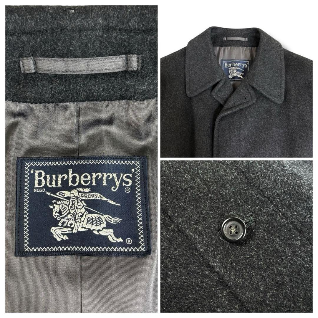 【美品】BURBERRY カシミヤ ロング コート ヴィンテージ Mサイズ