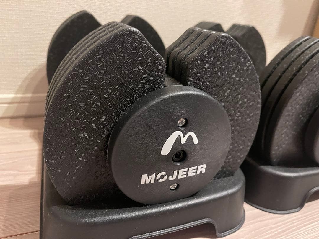 ✨良品✨MOJEER ダンベル　可変式アジャスタブルダンベル　2-12㎏×2個