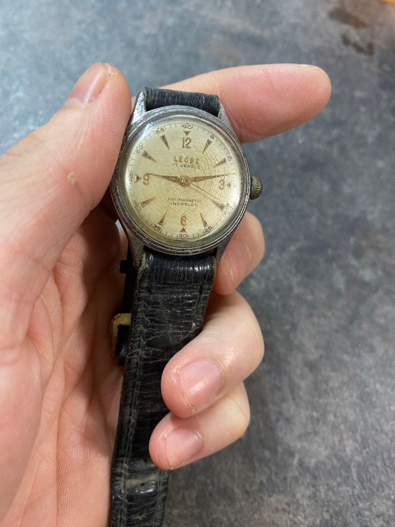 ヴィンテージ時計、金メッキ時計