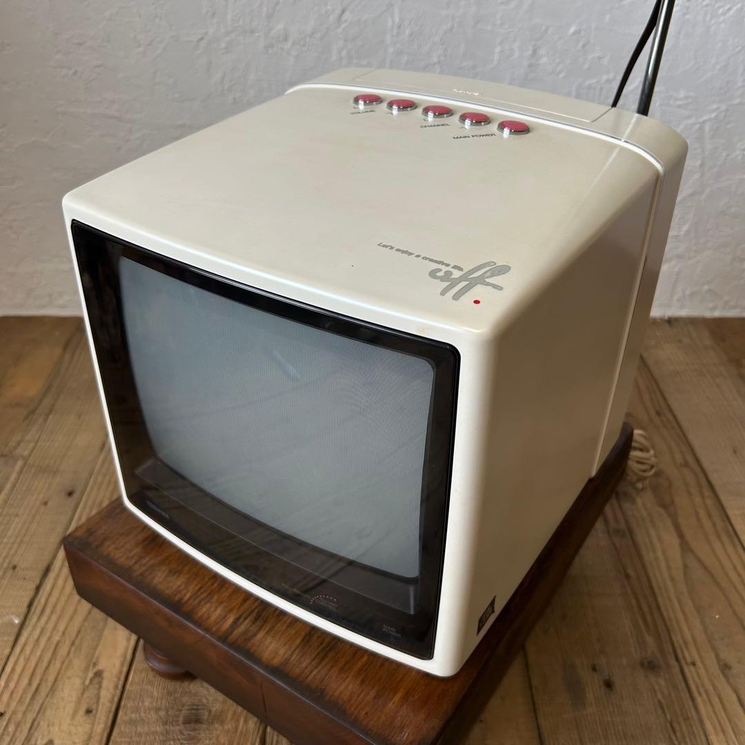 東芝 テレビ10J-U50 ブラウン管 昭和レトロ