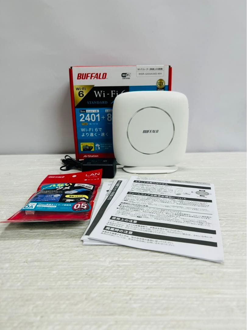 ★未使用★極美品　BUFFALO Wi-Fi 6 AX4 ルーター　　114