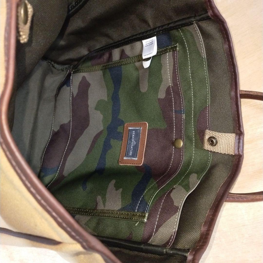 LLBean SIGNATUREエルエルビーン2wayレザーハンドルトートバッグ