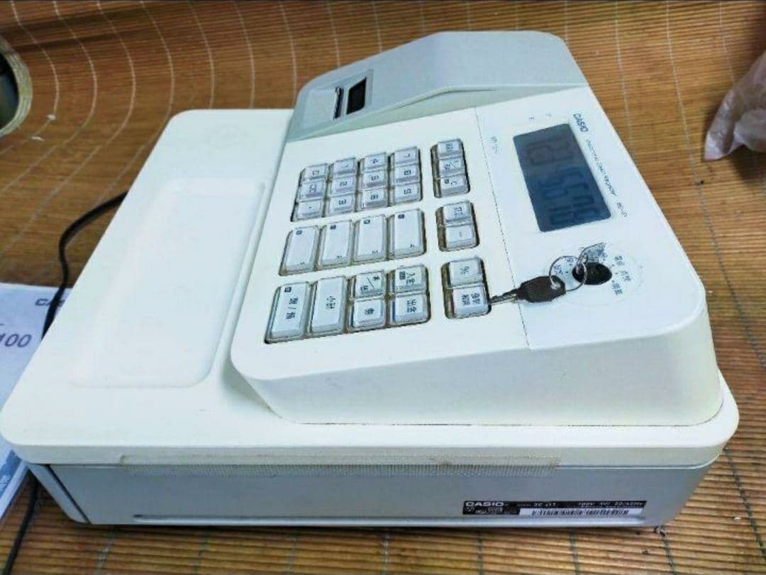 カシオレジスター　SE-G1　中古品　人気機種感熱紙　送料無料　617706