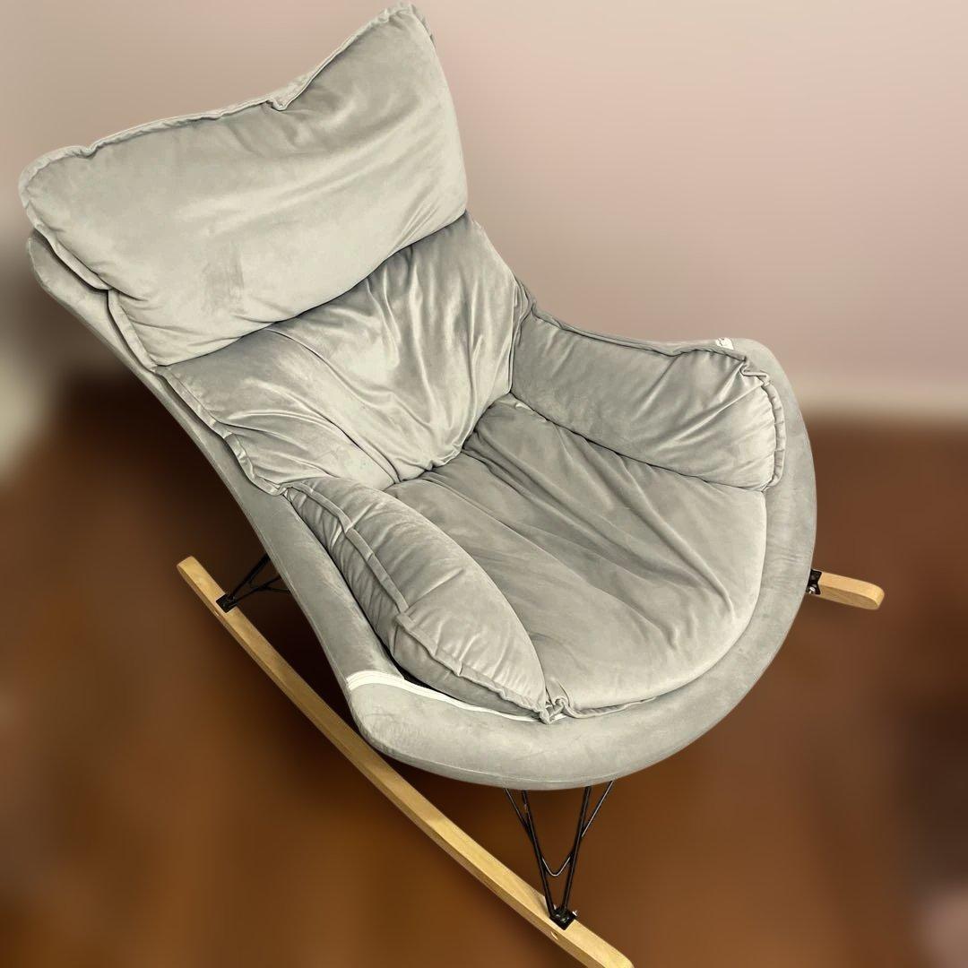 ロッキングチェア グレー