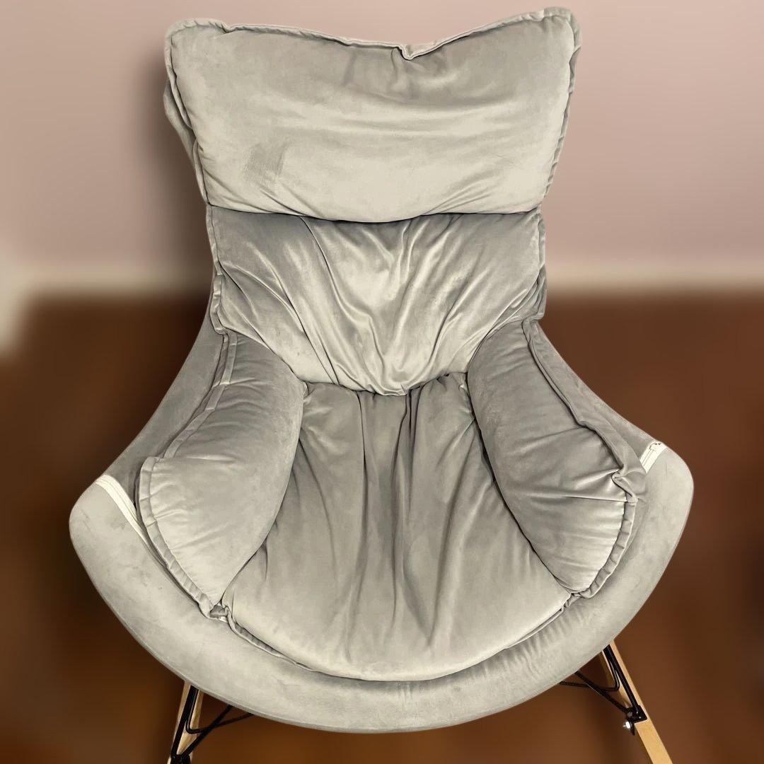 ロッキングチェア グレー