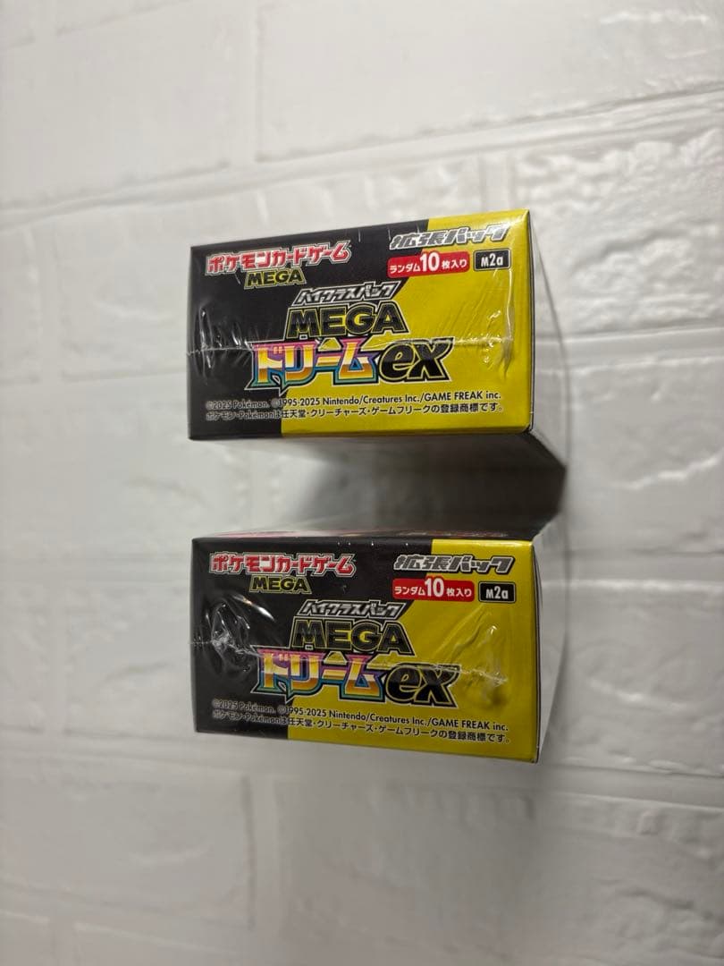 ポケモンカードゲーム MEGAドリームEX シュリンク付 2box