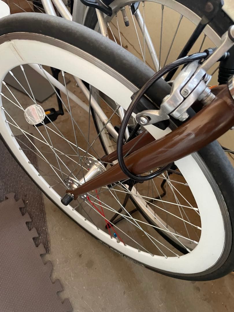 CREATE クロスバイク ブラウン/ホワイト