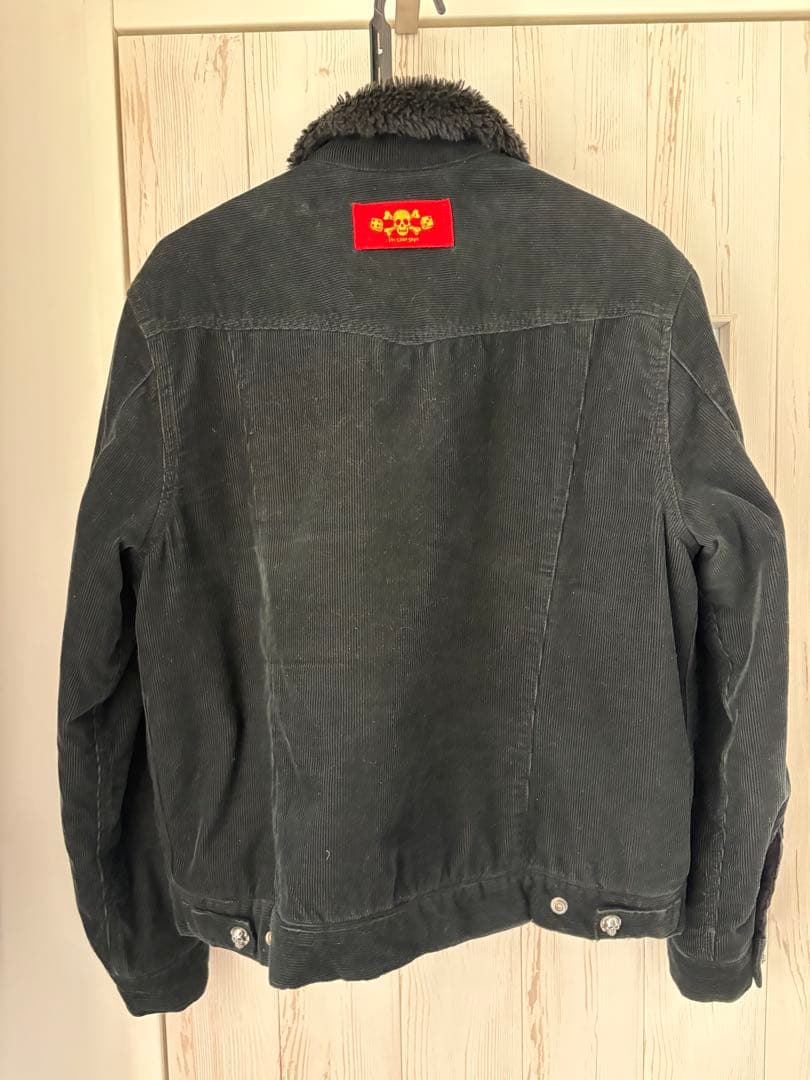 美品！CREAM SODA コーデュロイブラックジャケット　サイズL