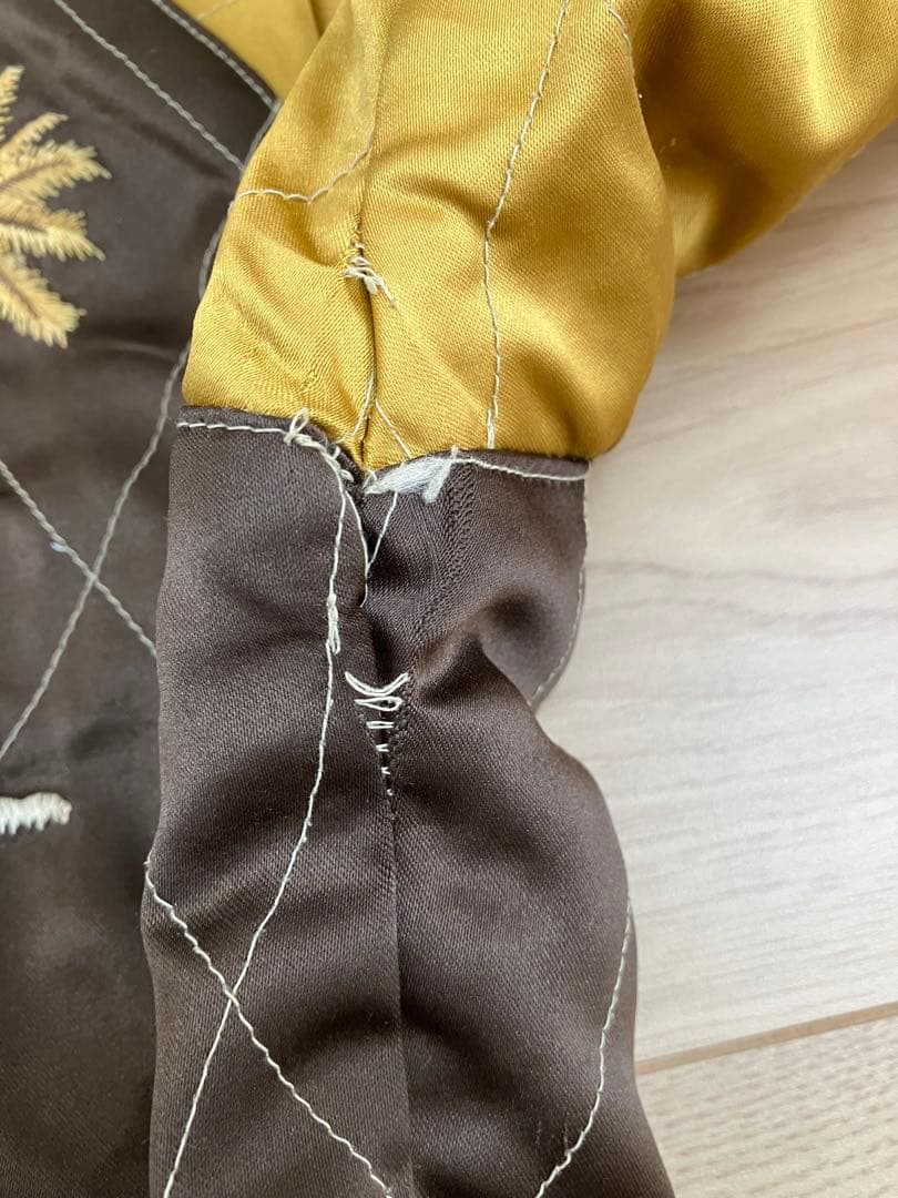 90's 別珍 テーラー東洋 M品番 スカジャン ハワイ アロハ フラガール