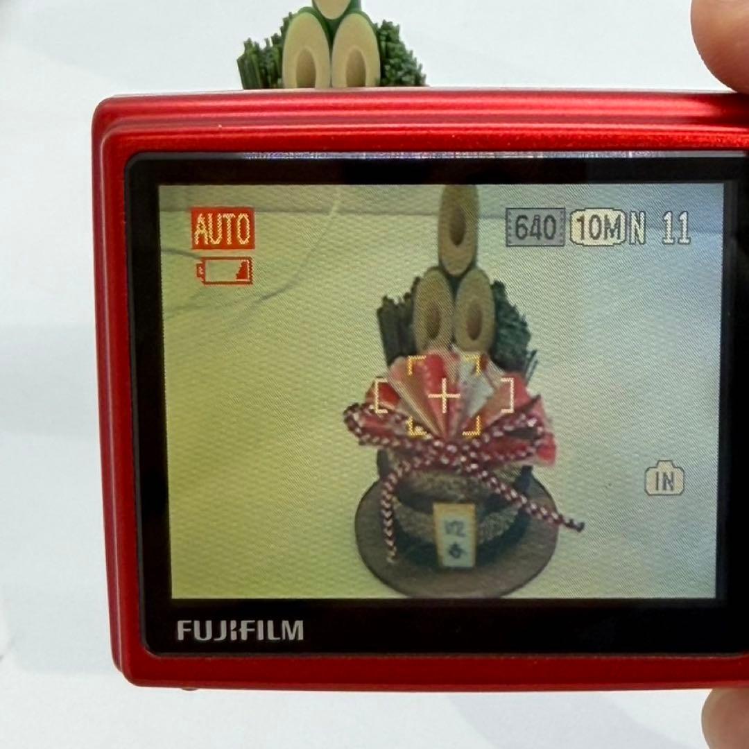 FUJIFILM FinePix デジタルカメラ レッド フジフィルム