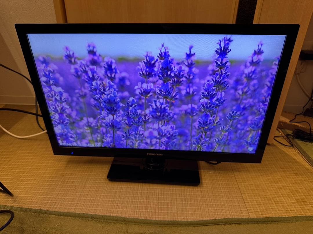 ハイセンス hisense 24型　テレビ HJ24K3120　17年製　映綺麗