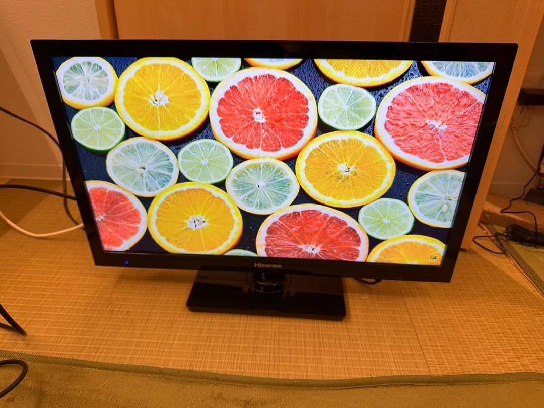 ハイセンス hisense 24型　テレビ HJ24K3120　17年製　映綺麗