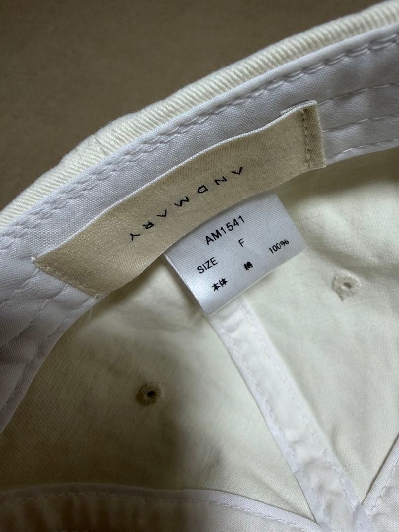 Mary logo cap andmary アンドマリー