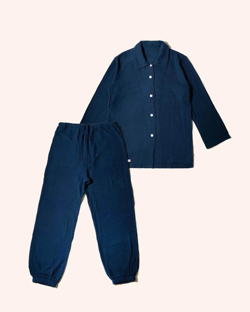 試着のみ【mariness（マリネス）】ネムリカパジャマ M ネイビー