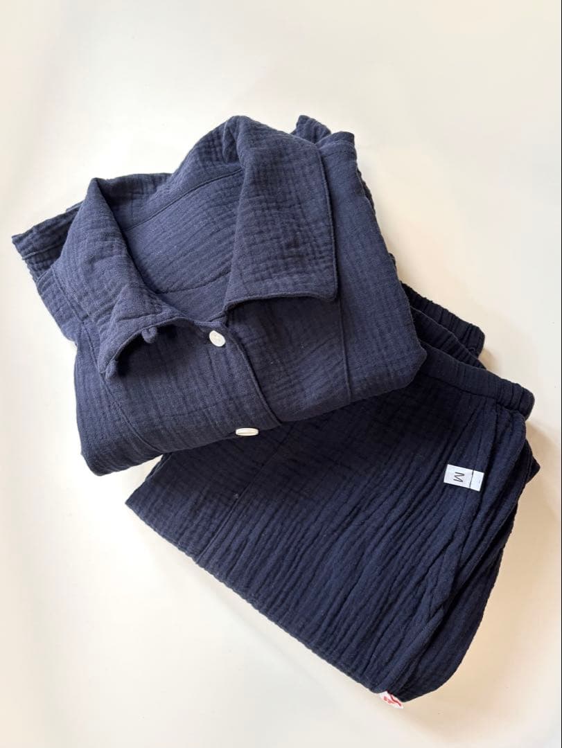 試着のみ【mariness（マリネス）】ネムリカパジャマ M ネイビー