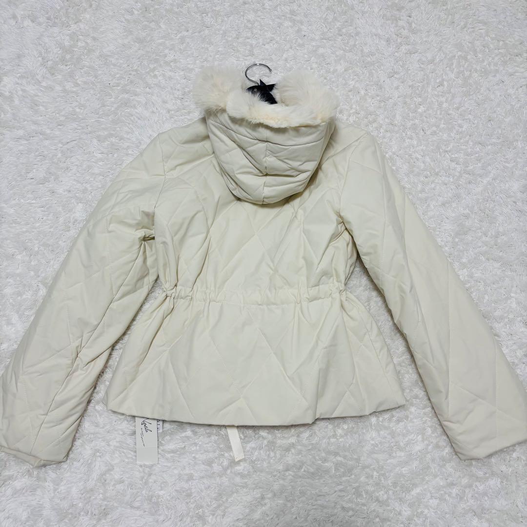 未使用タグ付き　ノエラ　ドロスト中綿コート Noela オフホワイト