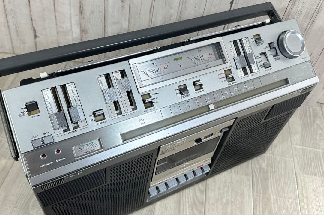 動作品|昭和レトロ名機 SONY ソニー ラジカセCFS-686 ラジオ