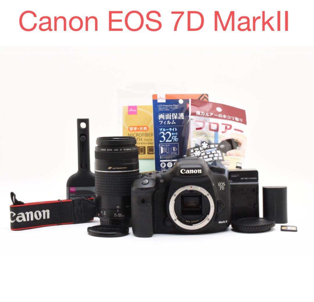 Canon EOS 7D MarkⅡ望遠レンズセットCanon 75-300mm