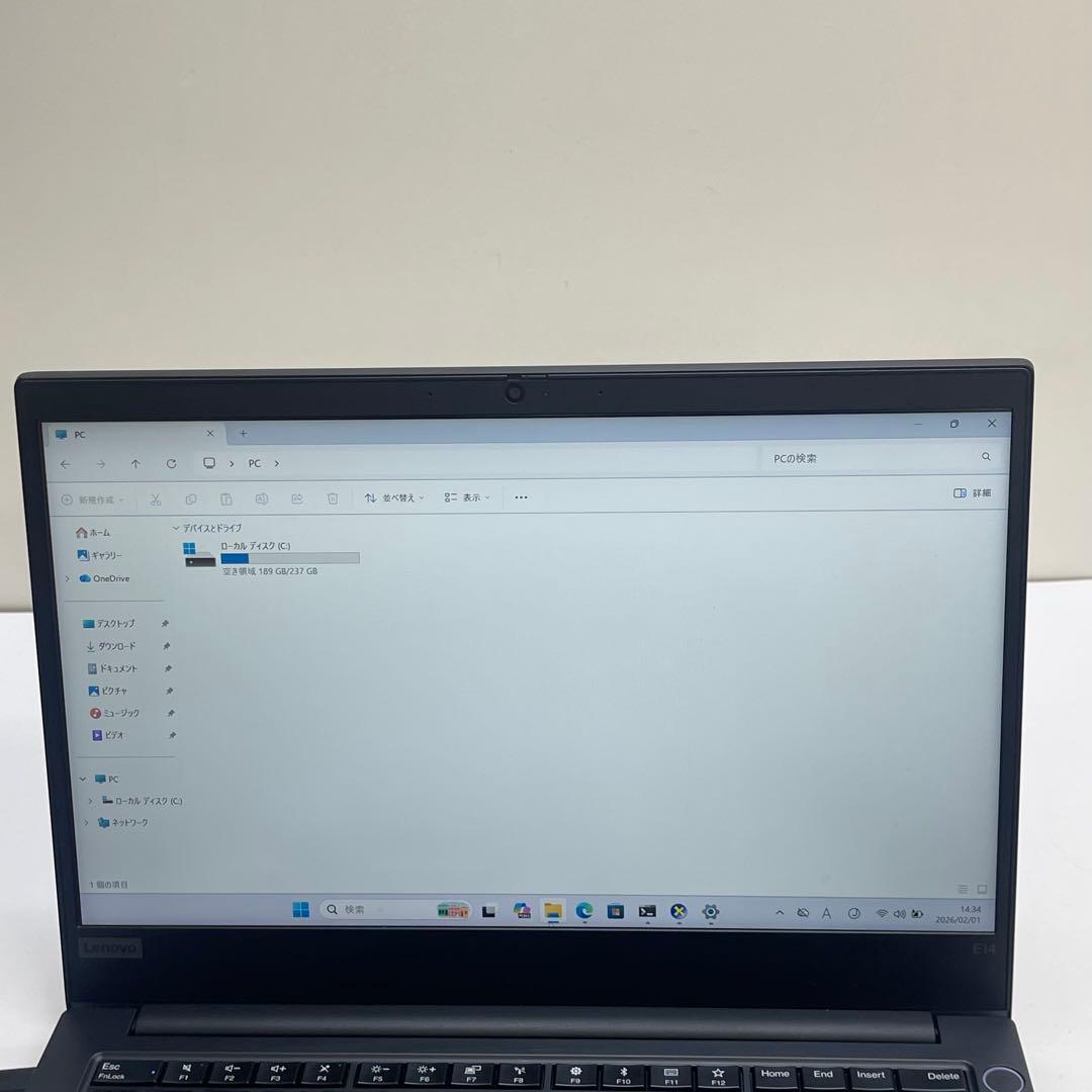 #982レノボ ThinkPad E14 i3-10110U 8gb 256