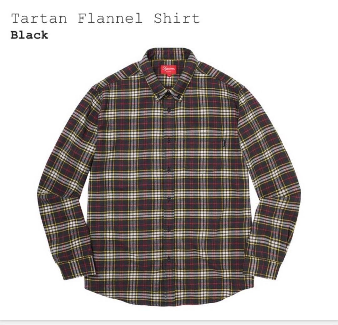 トップス Supreme Tartan Flannel Shirt M