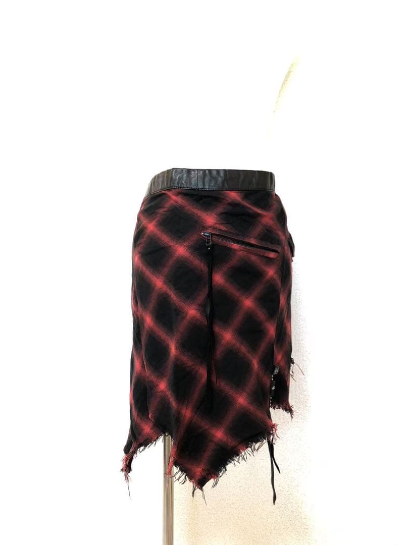 ケムリ初期hyde着用 KMRII チェックスカート yasu