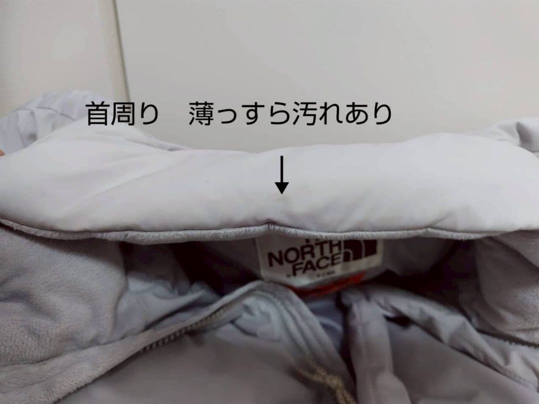 ノースフェイス　ダウン　ライトグレー　グレー　レディース　Sサイズ　アウター