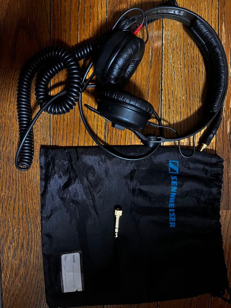 SAKU　Sennheiser hd25 変換アダプター付き