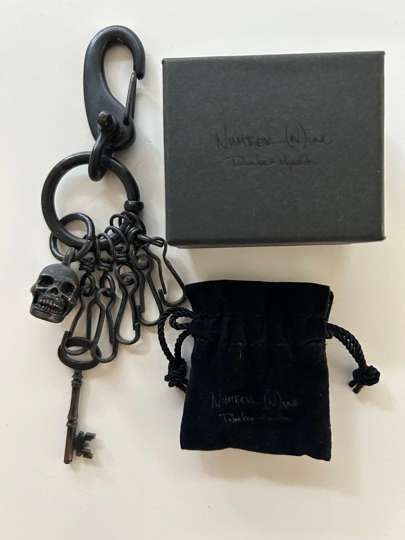 NUMBER (N)INE キーホルダー　アクセサリー　キーチェーン　ブラック