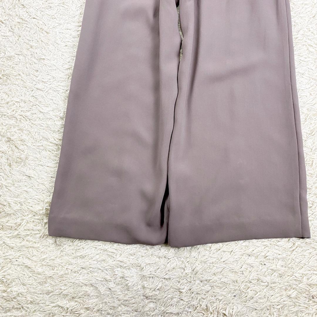 【未使用品】エメ ストレートパンツオールインワン パンツドレス 9 グレー