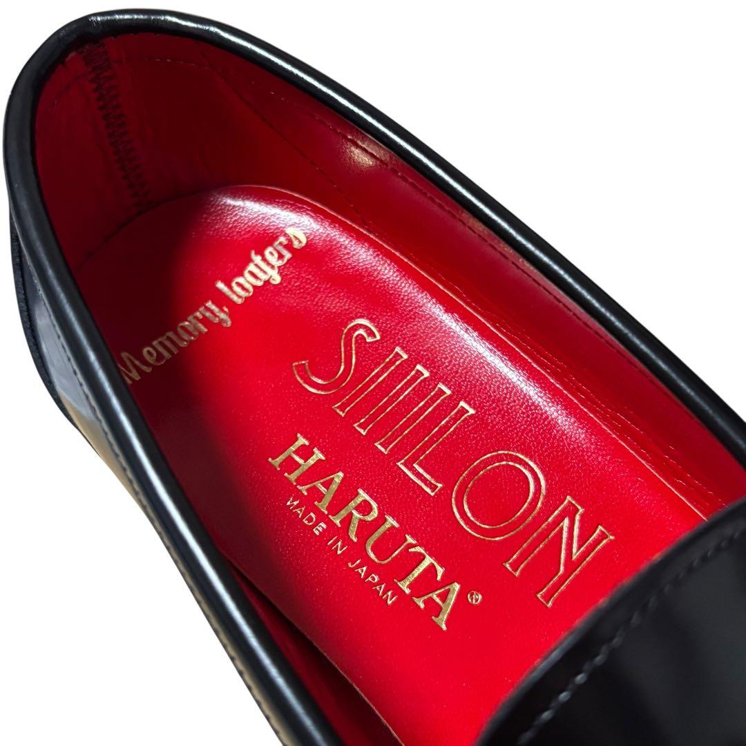 【美品】SIIILON HARUTA メモリーフォームローファー 黒 希少