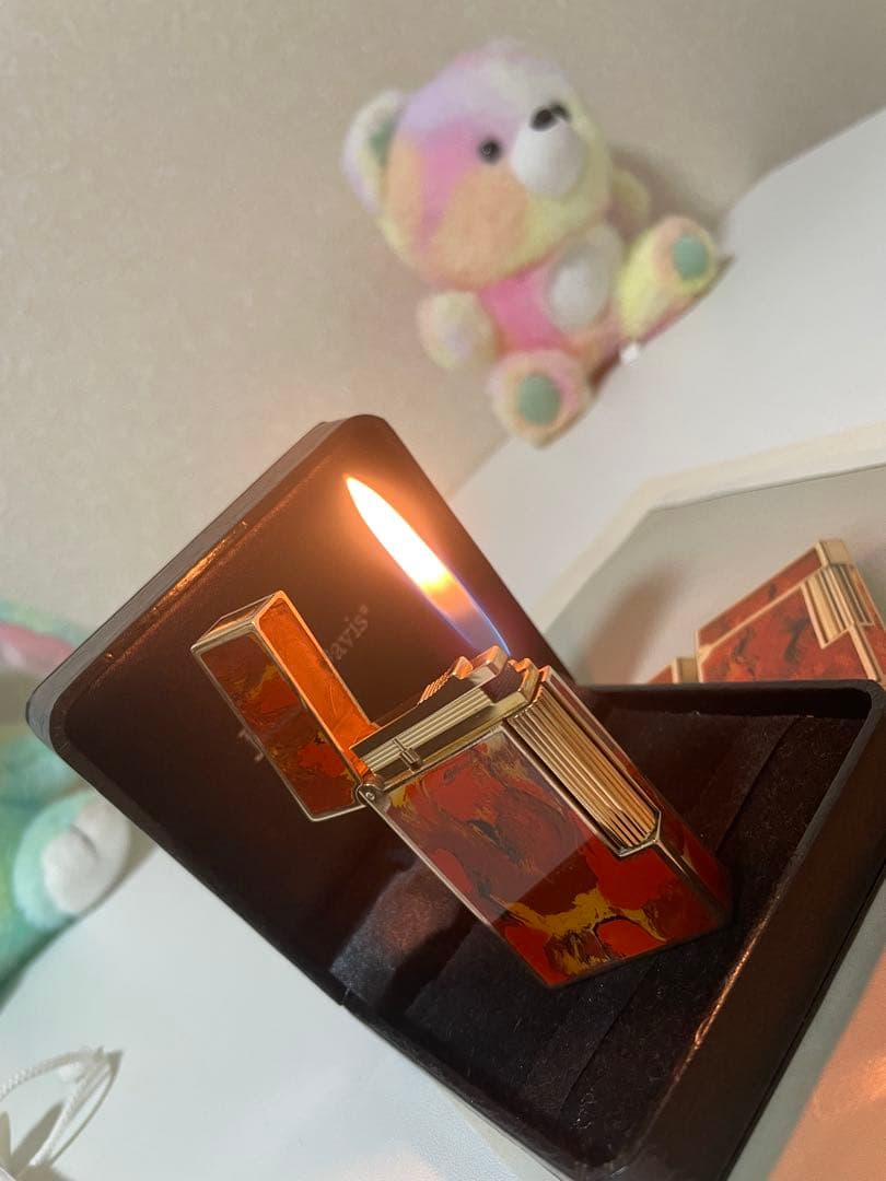 デュポンライター　ガスライター　超レアモデル、純正漆　高額モデル　美品　本物