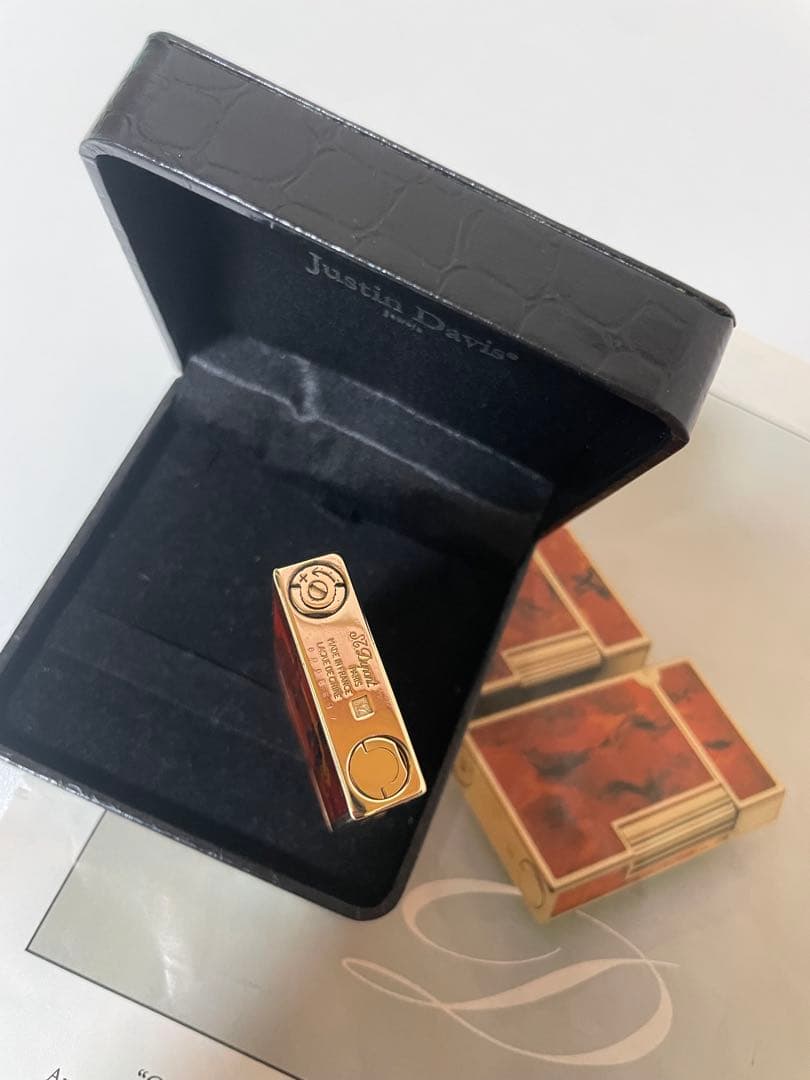 デュポンライター　ガスライター　超レアモデル、純正漆　高額モデル　美品　本物