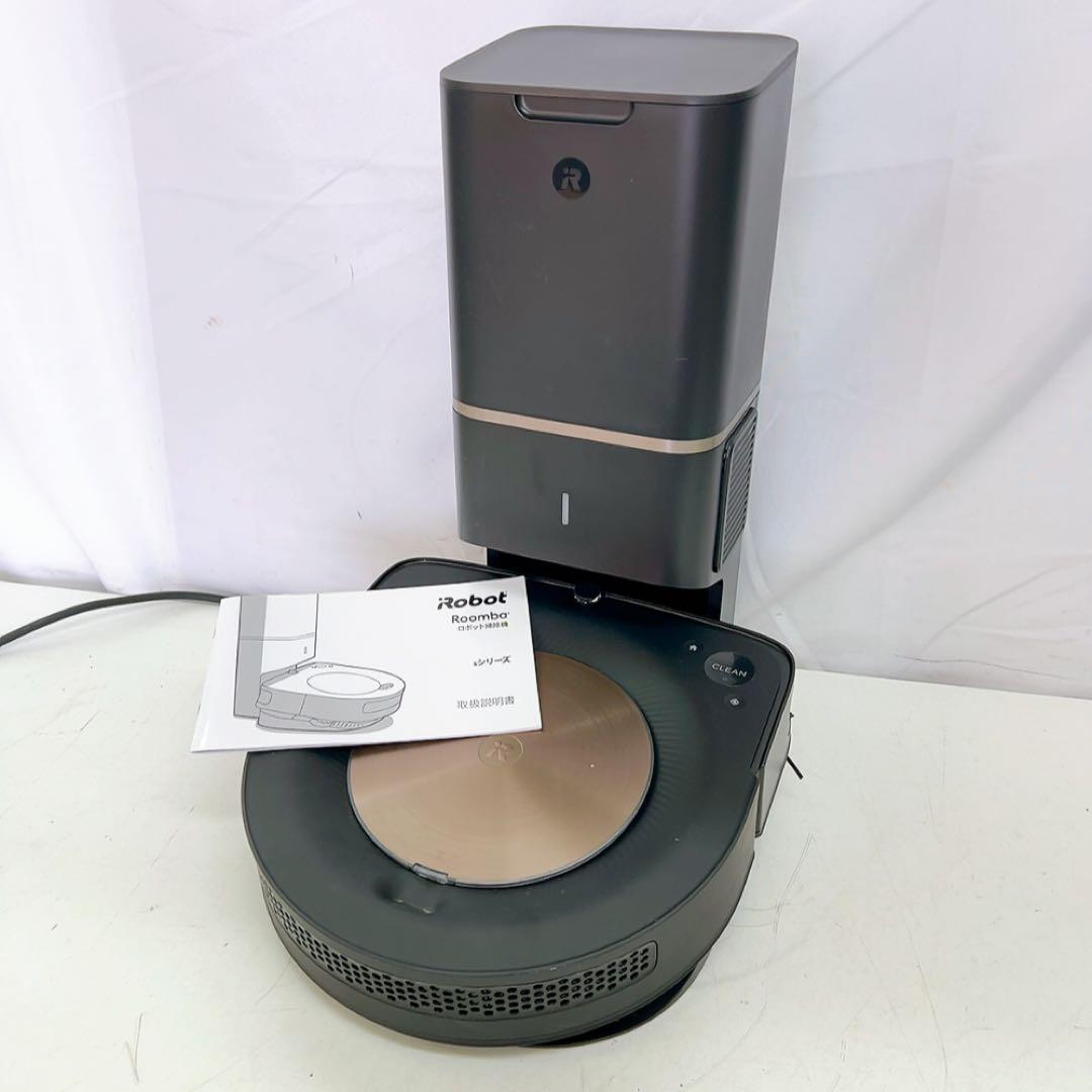 1DM010【動作OK】ルンバ s9+ ロボット掃除機本体 ブラックADBーN1