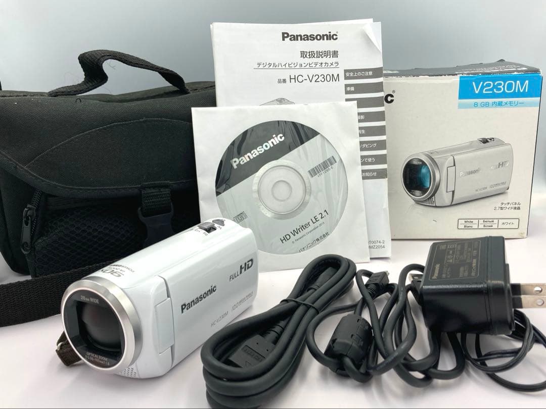 【返品保証】スマホ転送！Panasonic HC-V230M　ビデオカメラ