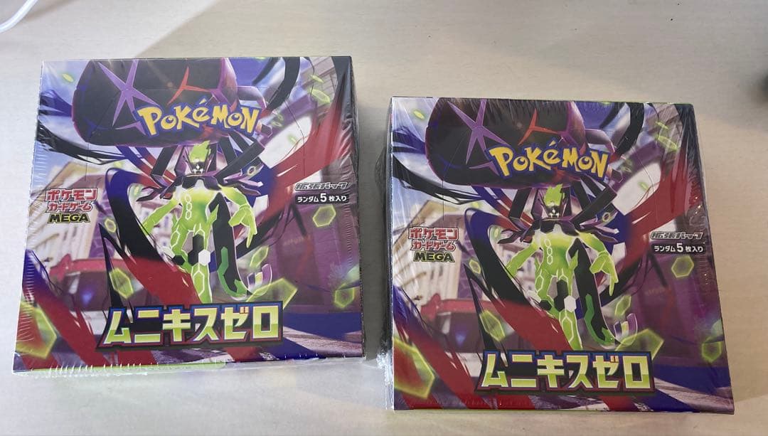 ポケモンカードゲームMEGA 拡張パック「ムニキスゼロ」シュリンク付き 2box