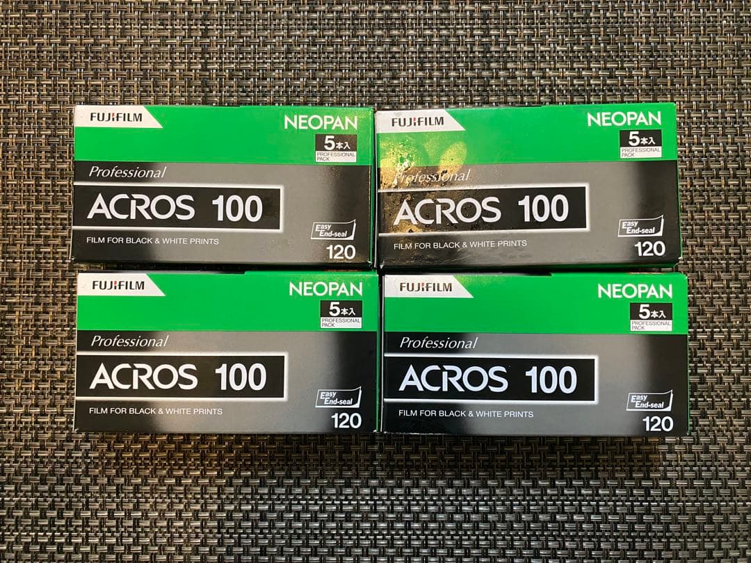 ブローニー フジ ネオパンアクロス100 期限切れ 20本