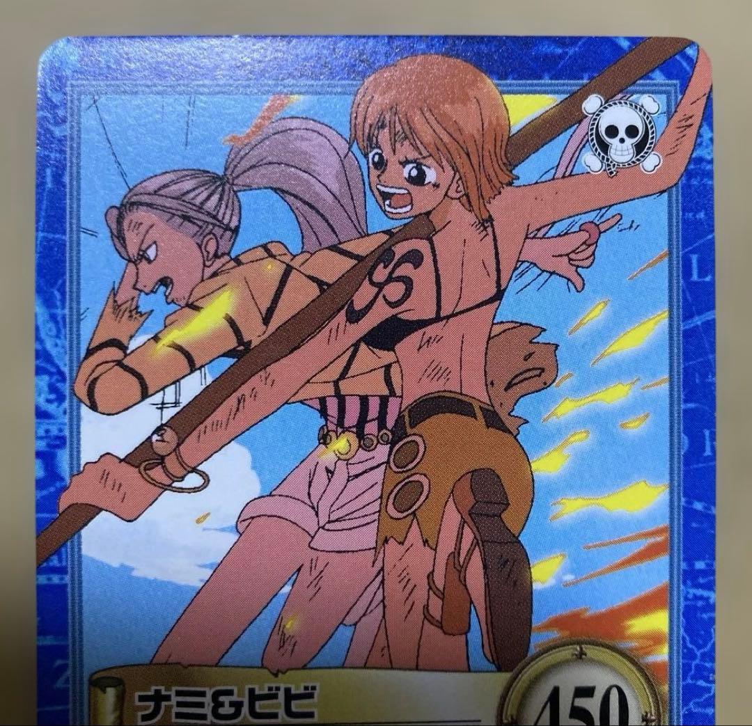 【絶版】ワンピース ハイパーバトル カードダス ナミ&ビビ S109 水着 初期