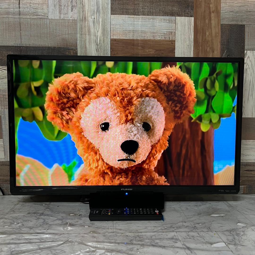 全国送料込❣️フナイ32型地デジBS CS液晶テレビ外付HDD対応(裏番組録画可