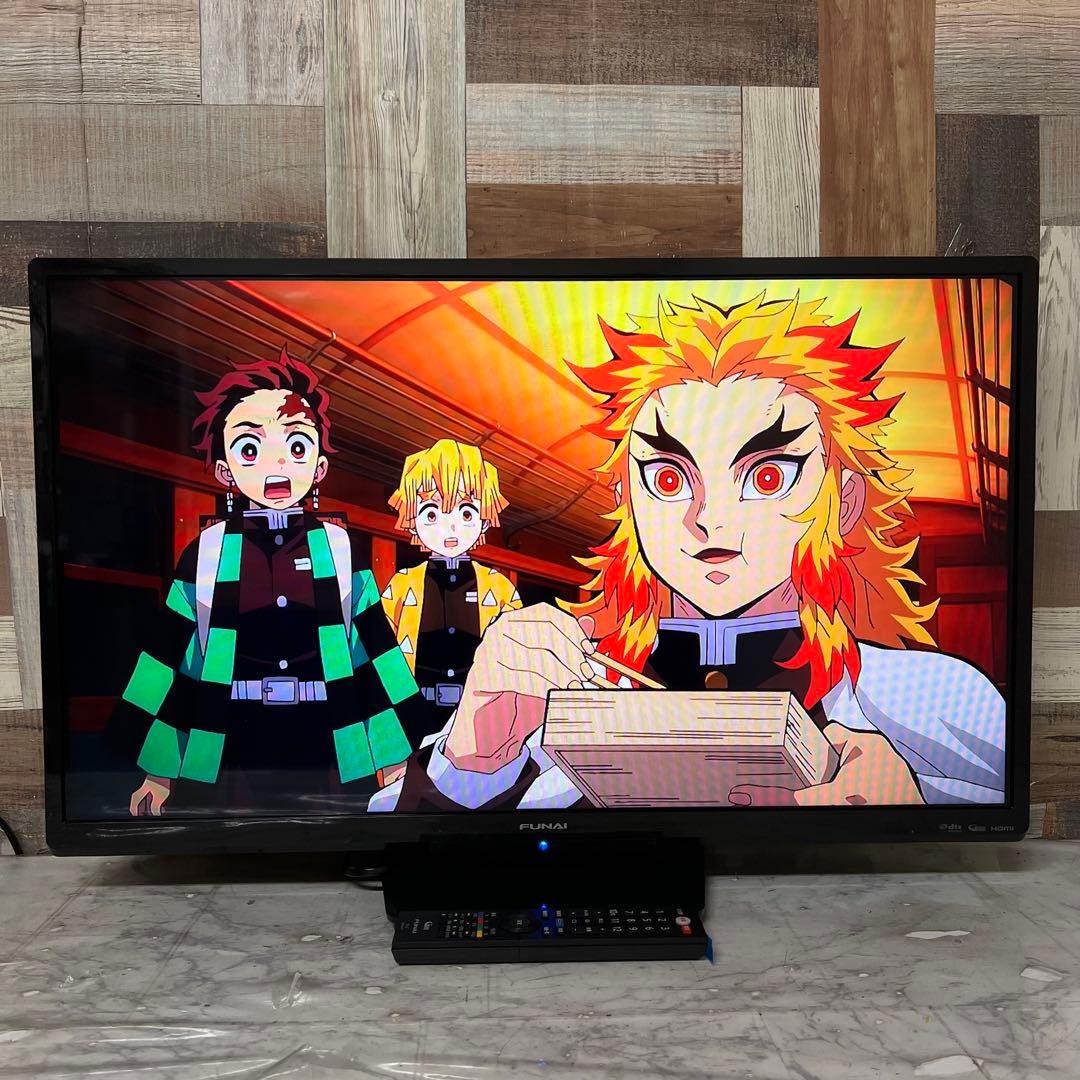 全国送料込❣️フナイ32型地デジBS CS液晶テレビ外付HDD対応(裏番組録画可
