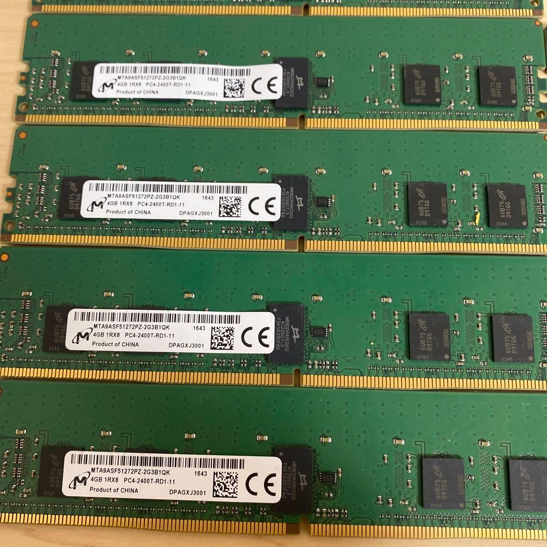 m*o様 メモリー PC4-4GB（2400T-8枚）（2666V-2枚）