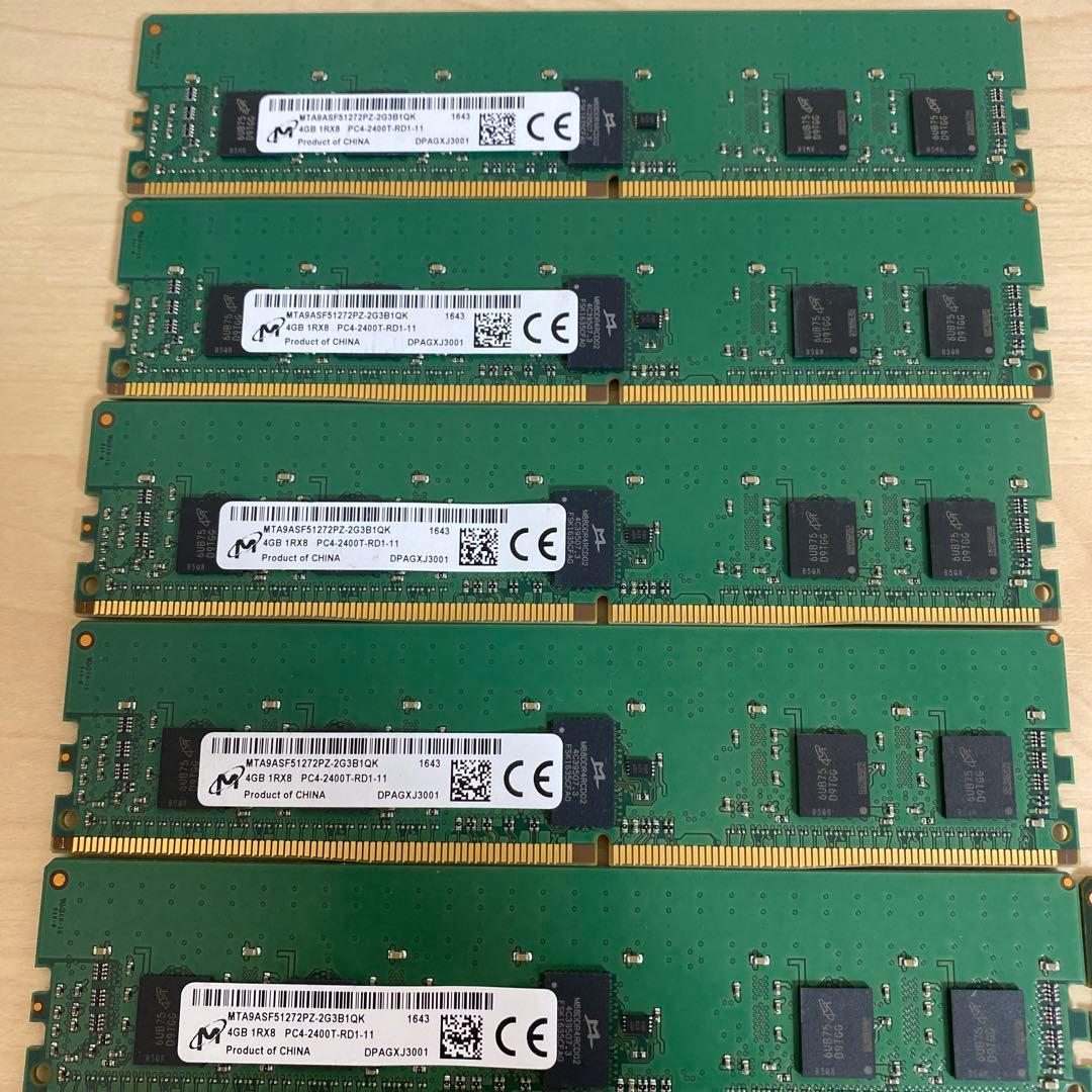 m*o様 メモリー PC4-4GB（2400T-8枚）（2666V-2枚）