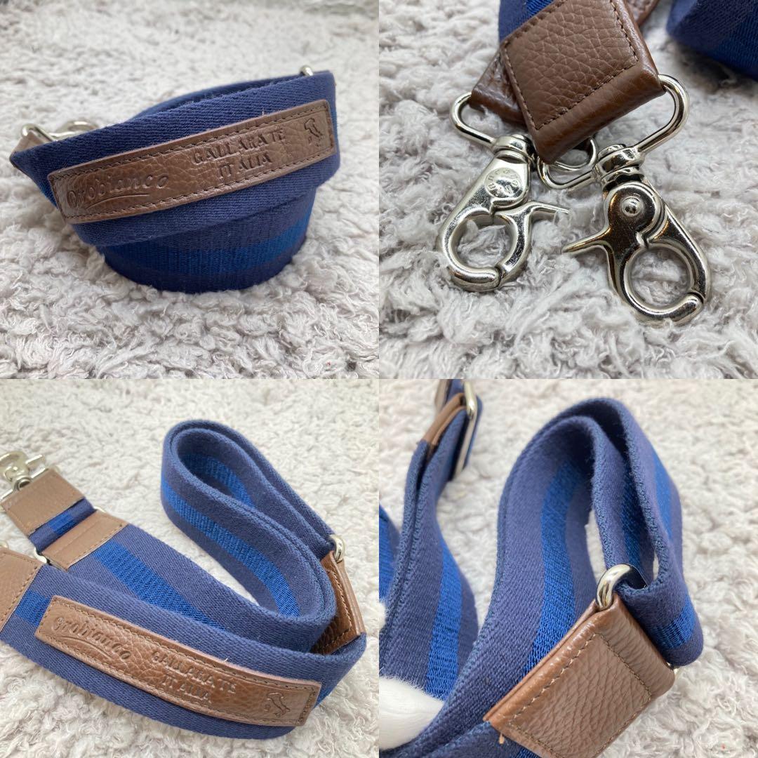 新品❗️Orobianco❗️オロビアンコナイロンビジネスバッグショルダーネイビー