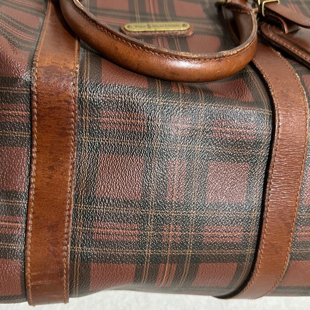 り*く様 大容量 2way ショルダー付✨ラルフローレン　ボストンバッグ　レッド