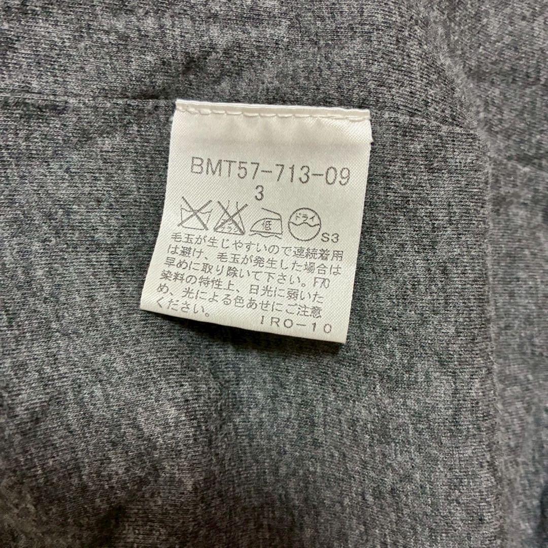 BURBERRY BLACK LABEL ドライバーズニット　ジャケット　黒　3