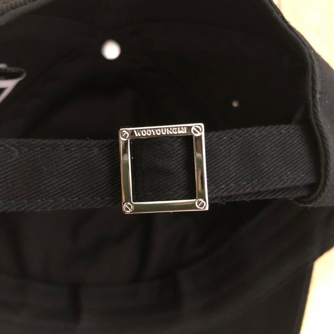 新品同様❗️wooyongmi ウーヨンミ WYM ロゴ ボールキャップ 黒