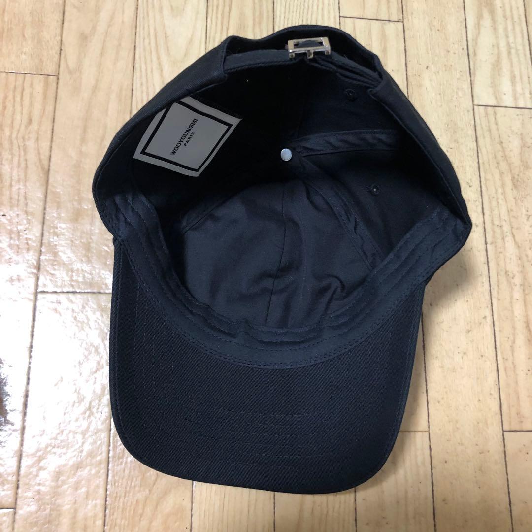 新品同様❗️wooyongmi ウーヨンミ WYM ロゴ ボールキャップ 黒