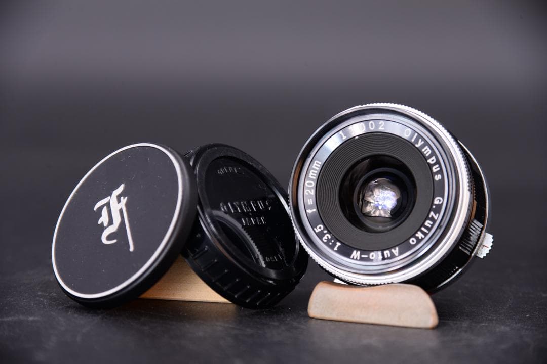 【光学良】オリンパス PEN-F G.Zuiko Auto-W 20mm 3.5