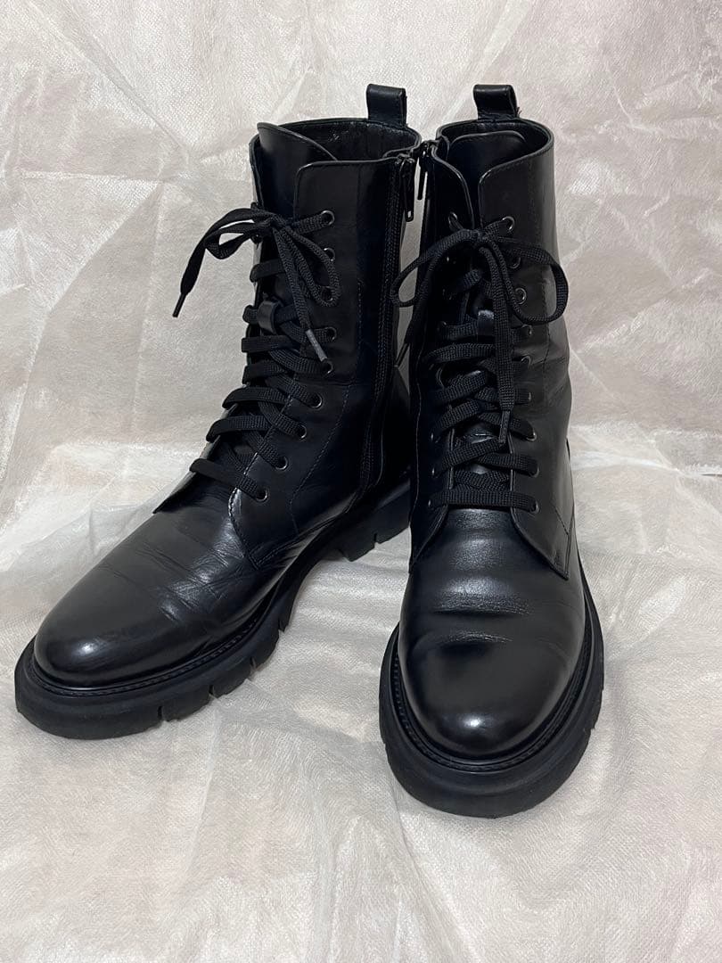 Luca Grossi タンクソールレースアップブーツ