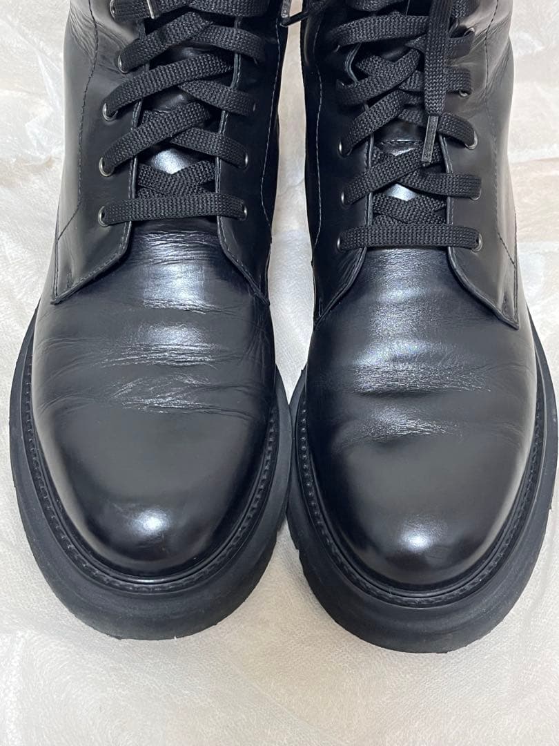 Luca Grossi タンクソールレースアップブーツ