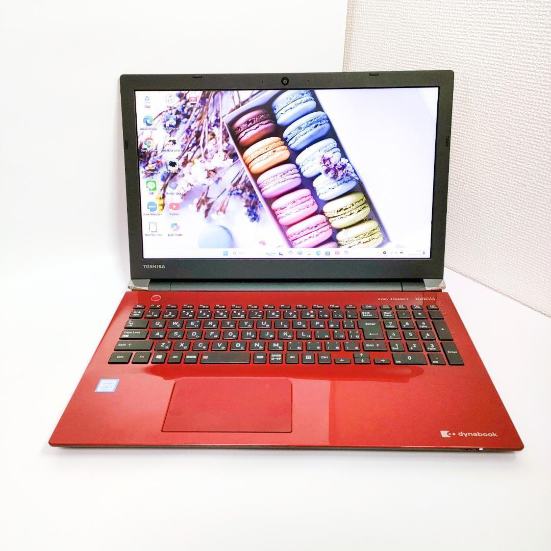 第8世代i3✨️SSD512GB/オフィス/Windows11/赤ノートパソコン